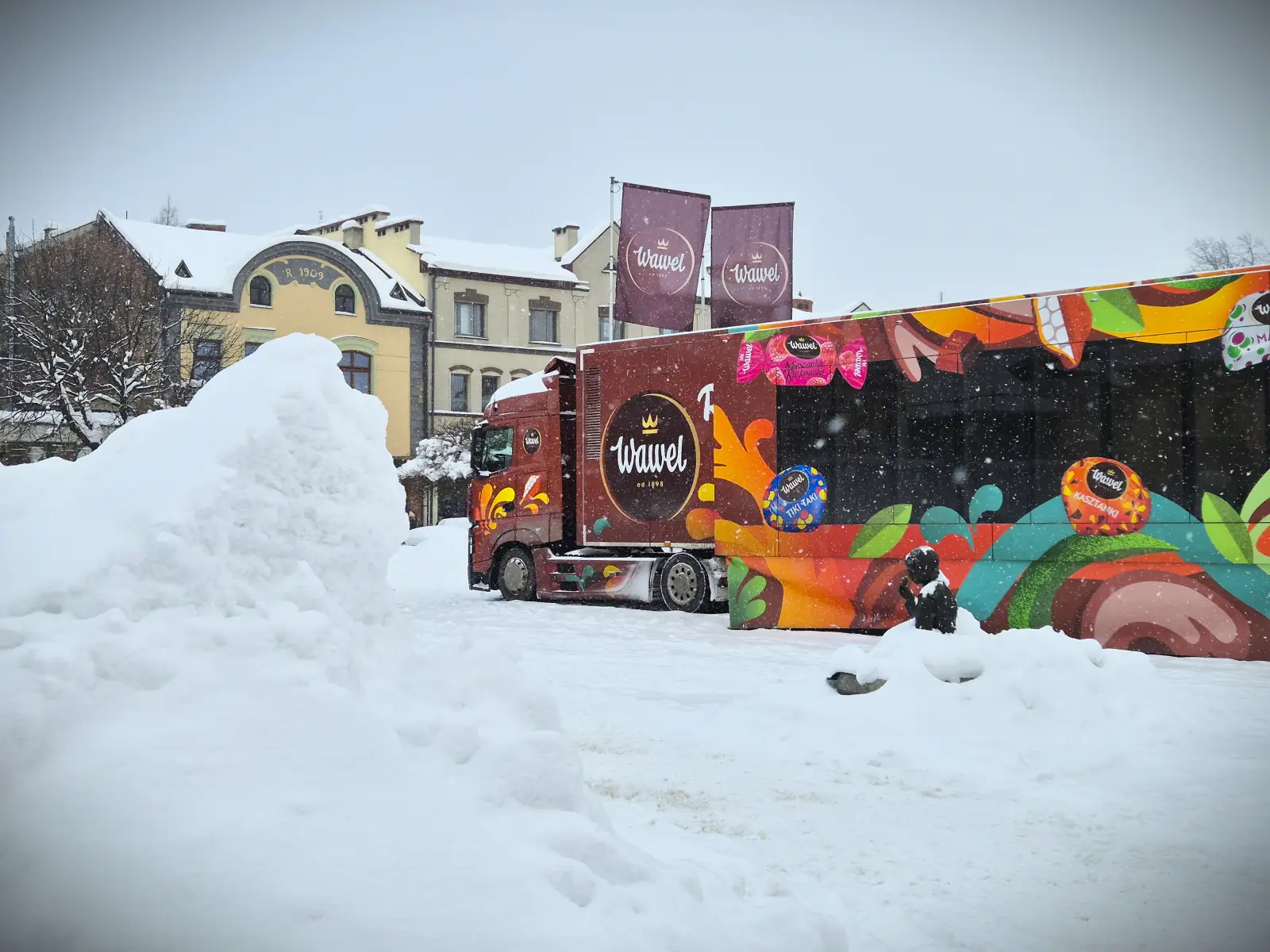 Zimowa atrakcja dla najmłodszych. Wawel Truck zawita do Tylicza