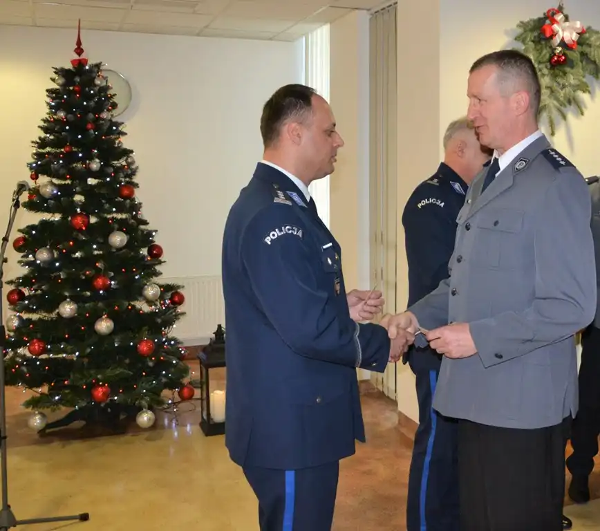 Spotkanie opłatkowe w sądeckiej komendzie