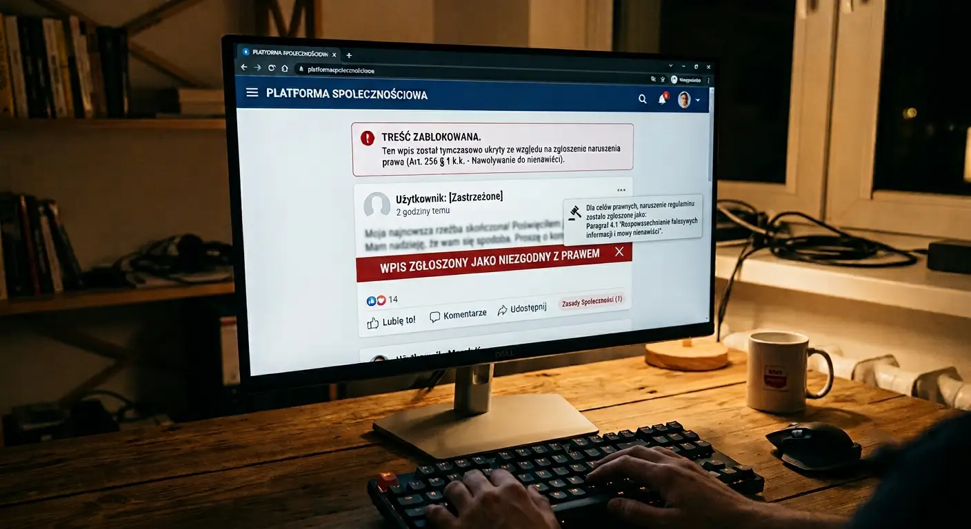 Zatrzymany po wpisie o Prezydencie Ukrainy. Mieszkaniec powiatu nowosądeckiego z zarzutami