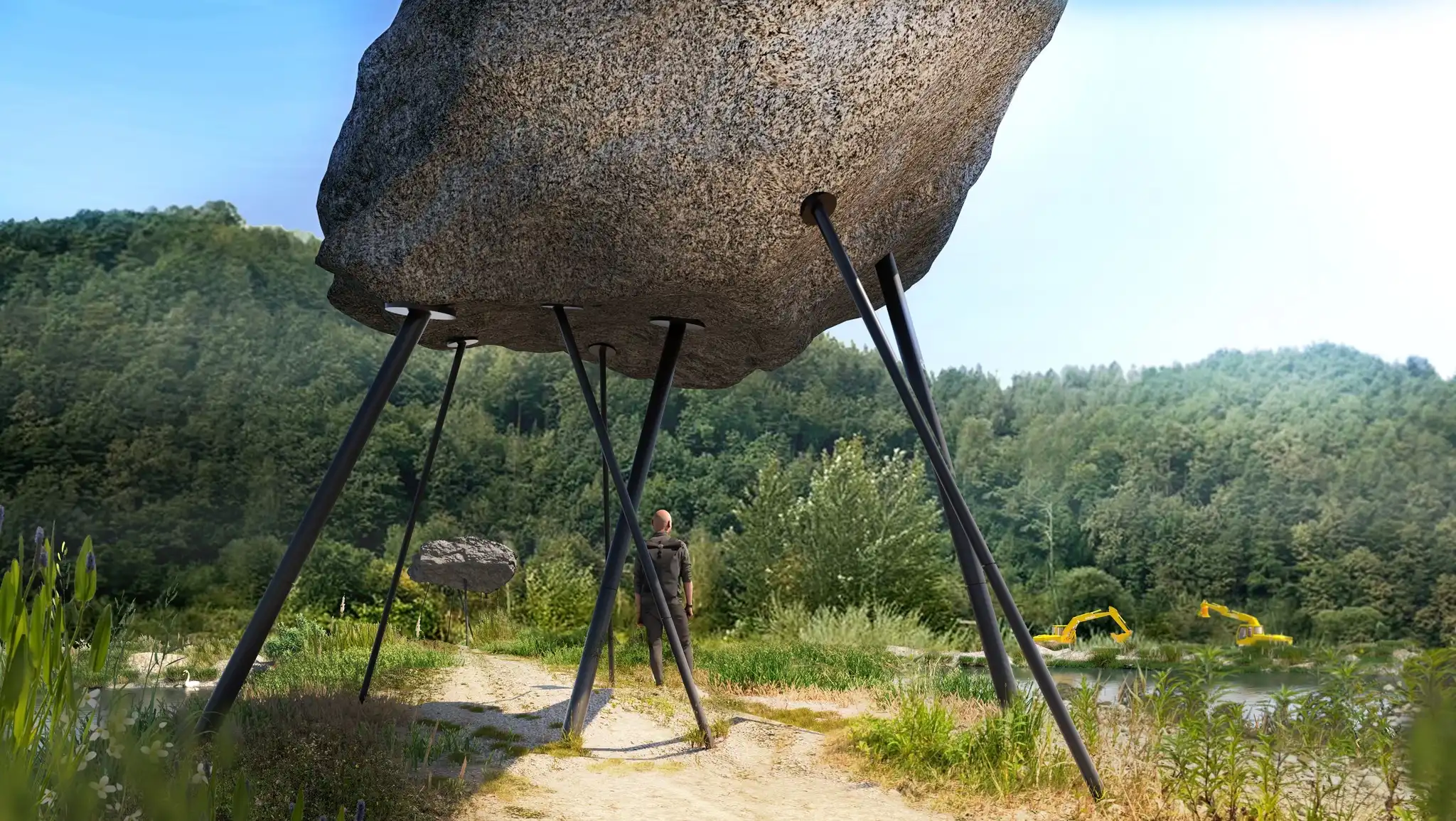 Rożnów wkrótce zyska nową strefę rekreacji. Plany Gminy Gródek nad Dunajcem