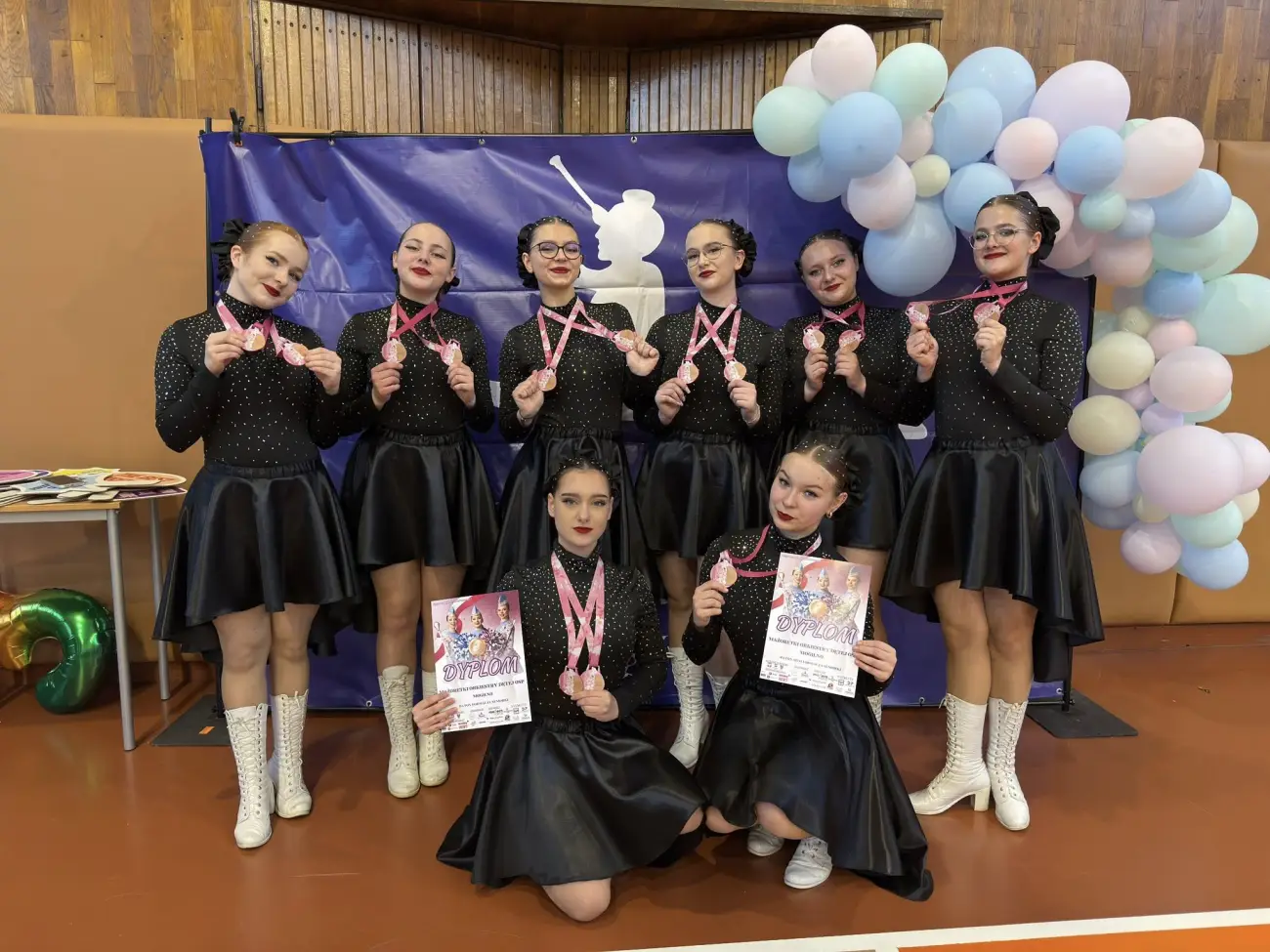 Brązowy dublet w Rzeszowie. Sukces mażoretek z OSP Mogilno