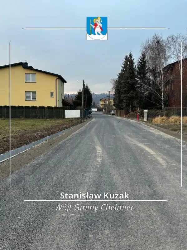 Świniarsko z nową drogą. Koniec kolejnej inwestycji drogowej w Gminie Chełmiec