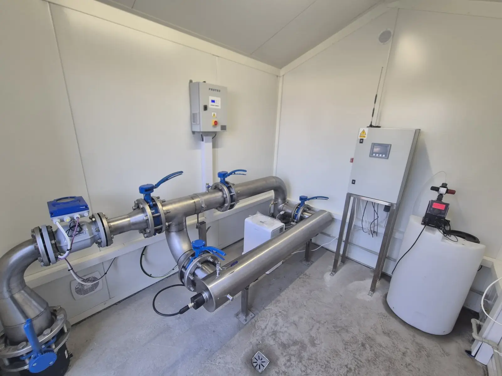 Podłopień z nowym punktem chlorowania i przepompownią ścieków