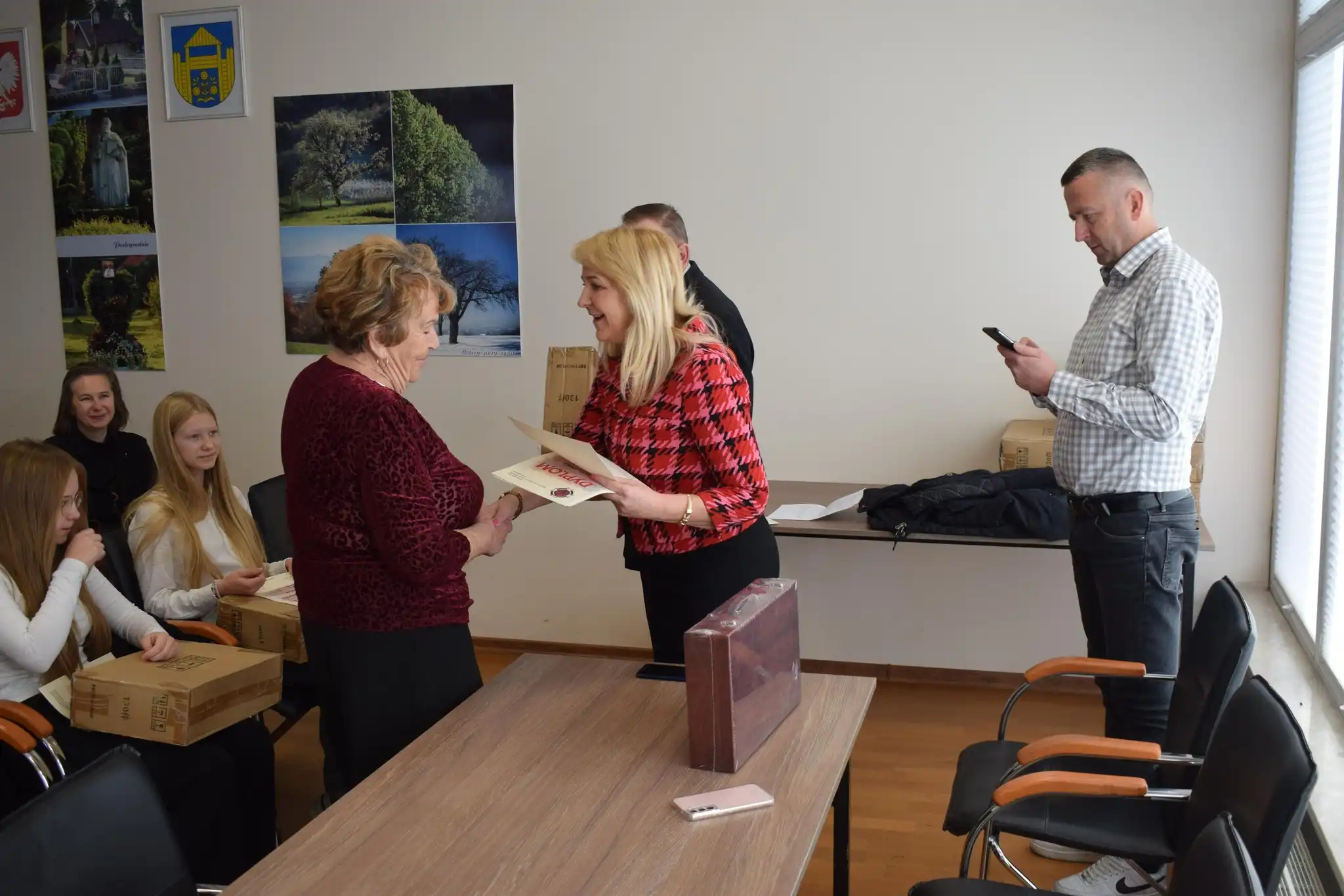 Strażackie Talenty. Wręczenie nagród w konkursie plastycznym w Podegrodziu