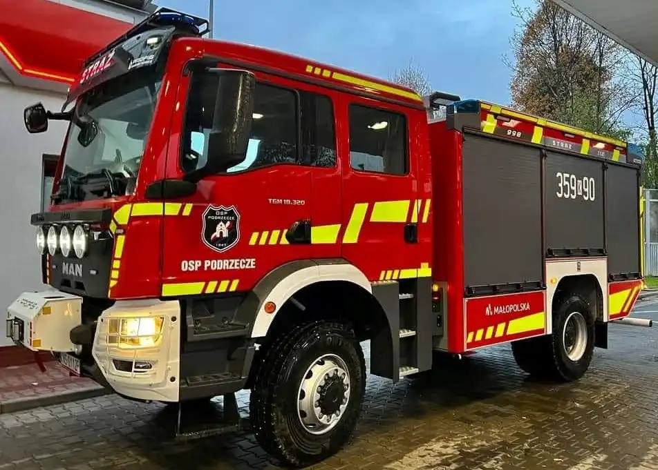 OSP Podrzecze ma nowy wóz bojowy