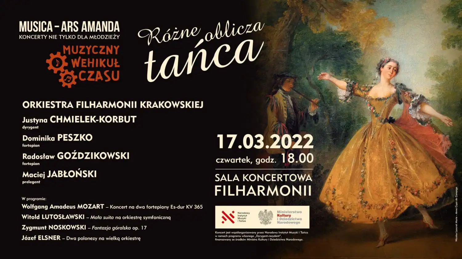 Małopolska: Wydarzenia kulturalne na weekend 17-20 marca