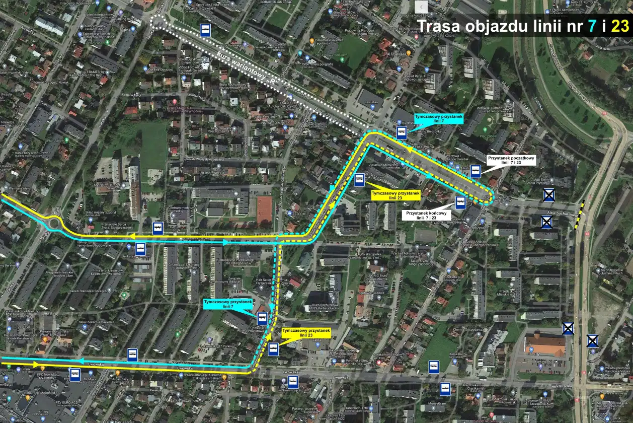 Uwaga! Od 22 września objazdy dla pięciu linii MPK