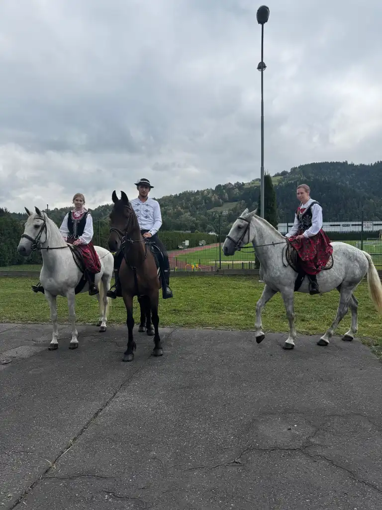 Gmina Łabowa na Dożynkach Powiatowych w Nawojowej
