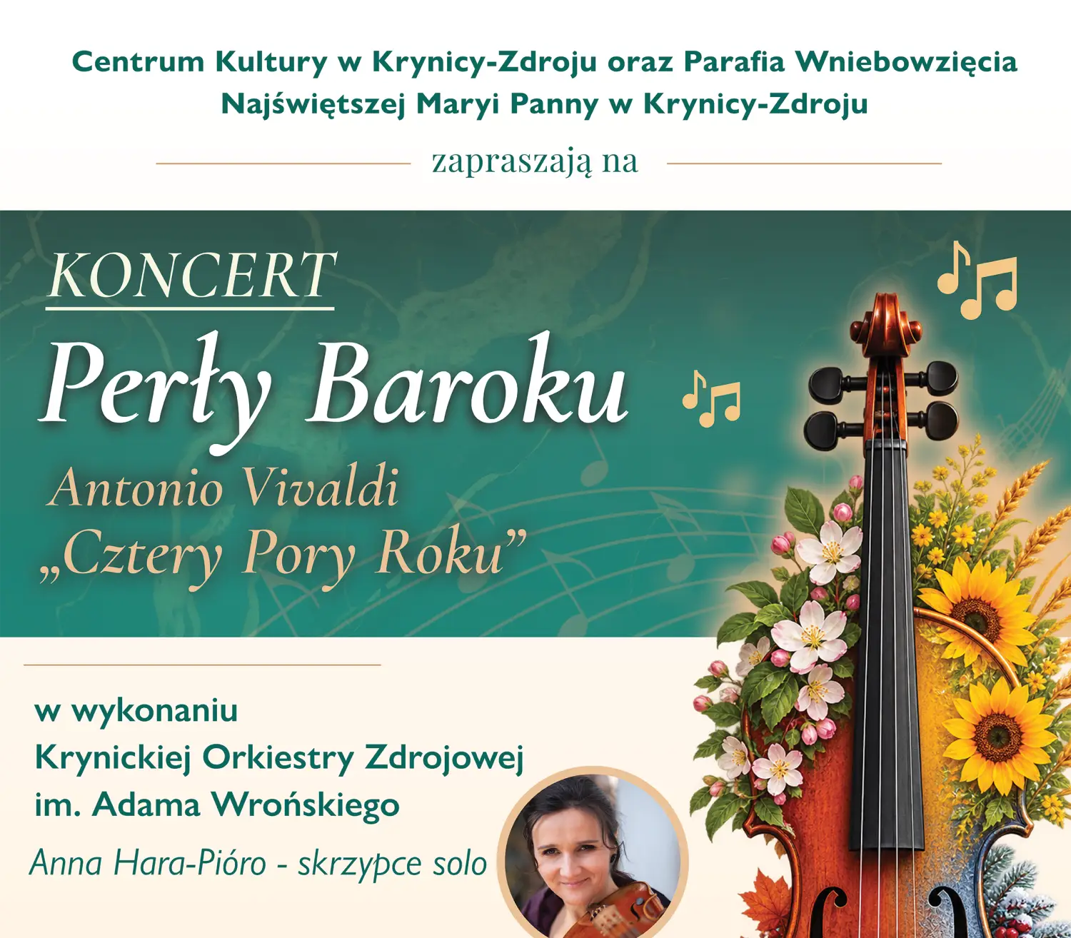 Vivaldi w Krynicy-Zdroju. Krynicka Orkiestra Zdrojowa zagra „Cztery pory roku”
