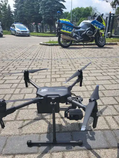 Sądeccy funkcjonariusze po raz kolejny wykorzystali w służbie drona małopolskiej Policji