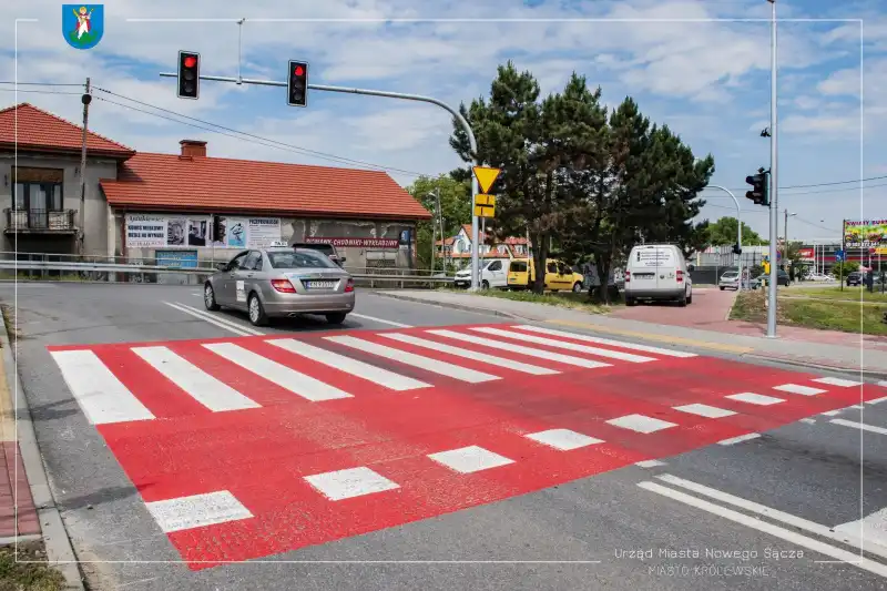 Nowy Sącz: w mieście pojawiło się 6 nowych bezpiecznych przejść dla pieszych
