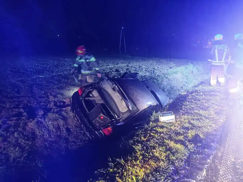 Wypadek w Siedlcach. Jedna osoba trafiła do szpitala