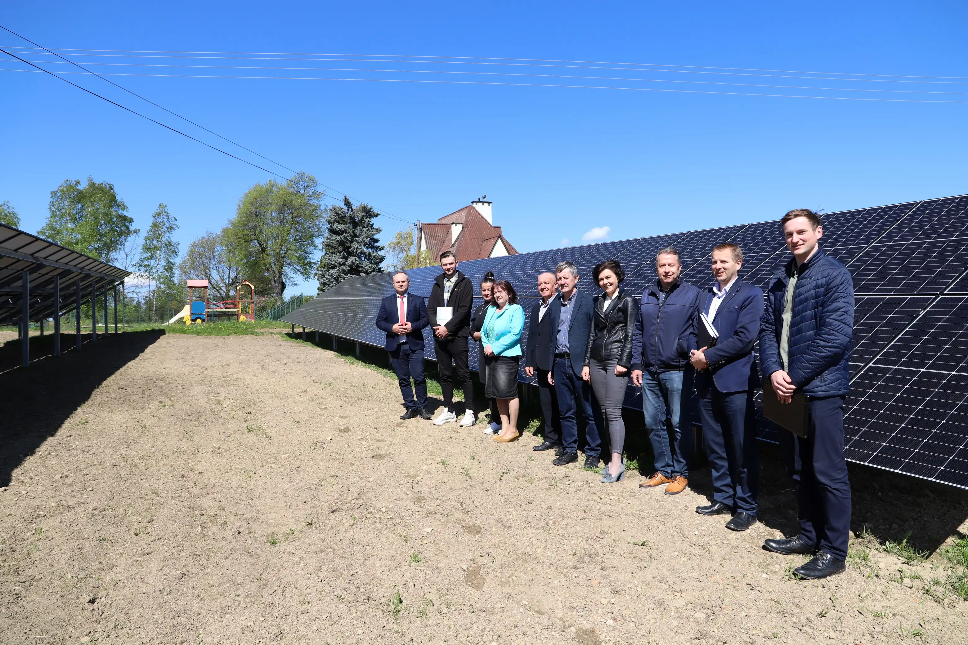 W Starym Rybiu wykonano pierwszą gminną instalację fotowoltaiczną