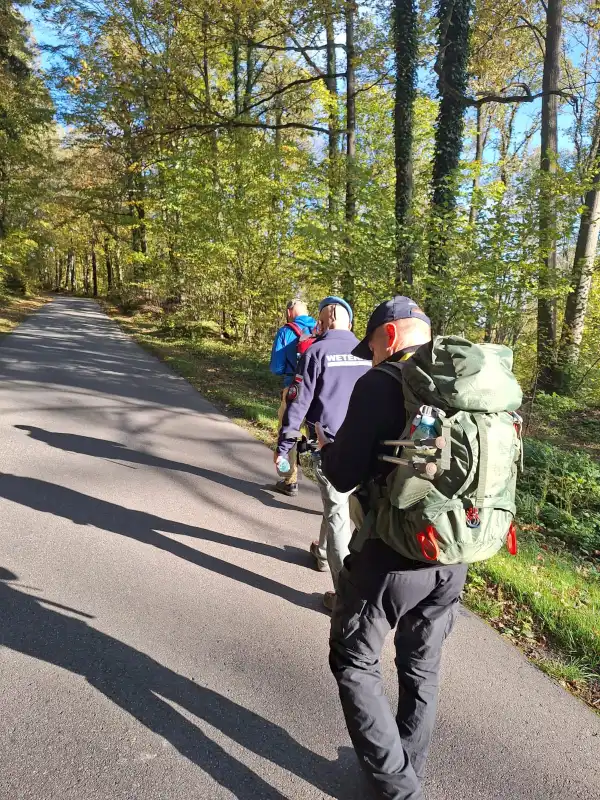 Sądeccy strażacy na Marszu Weteranów. 20 km wygasłych wulkanów
