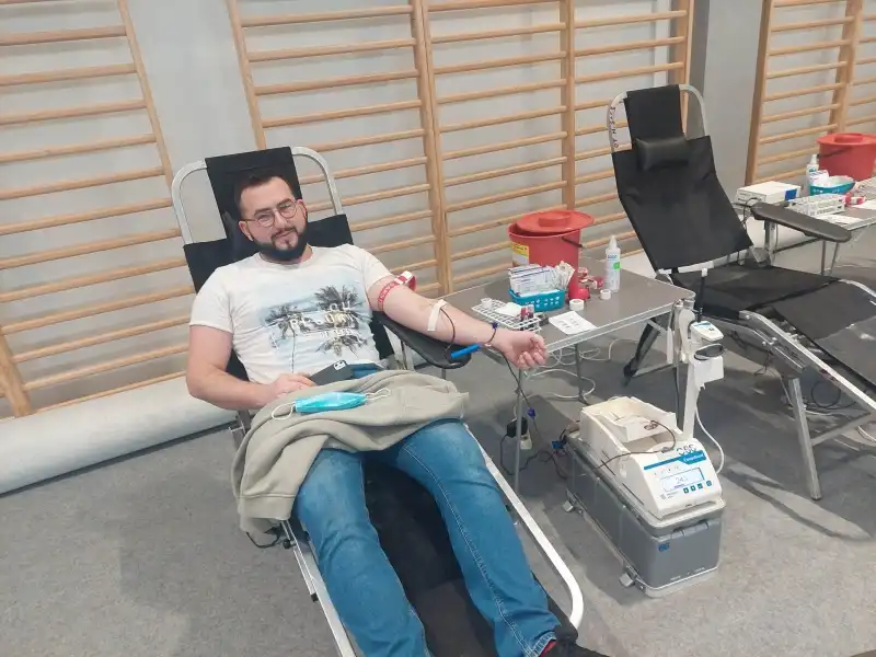 Akcja Krwiodawstwa w Korzennej. Zebrano kilkanaście litrów krwi