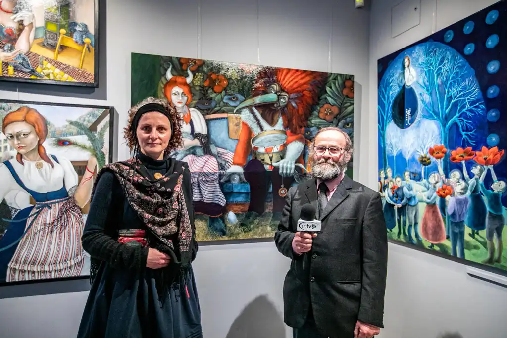 Barwne światy Marty Kołodziej w Muzeum Nikifora w Krynicy-Zdroju