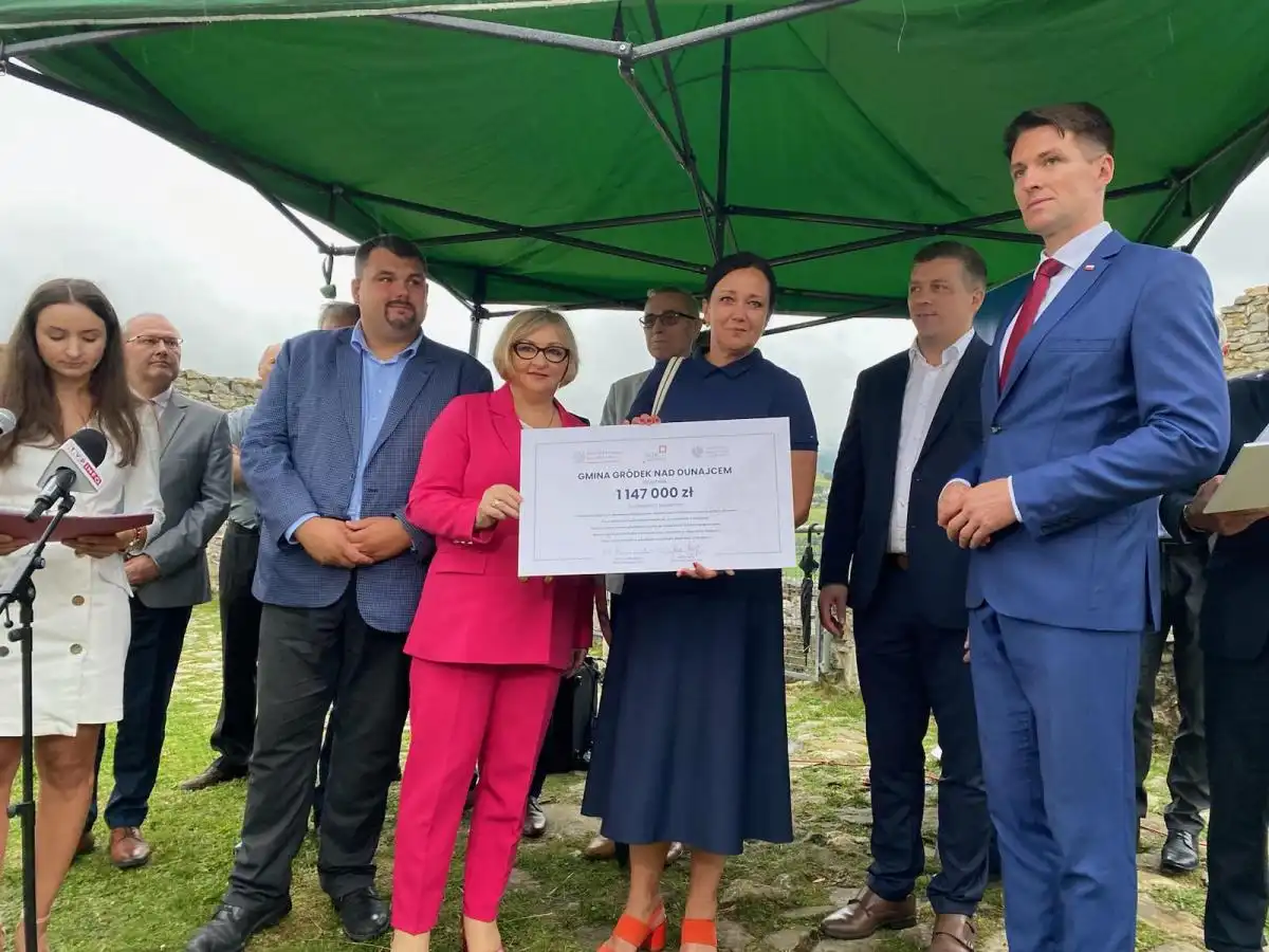 Dotacja w wysokości 1 147 000 zł dla Gminy Gródek nad Dunajcem z przeznaczeniem na gminne zabytki