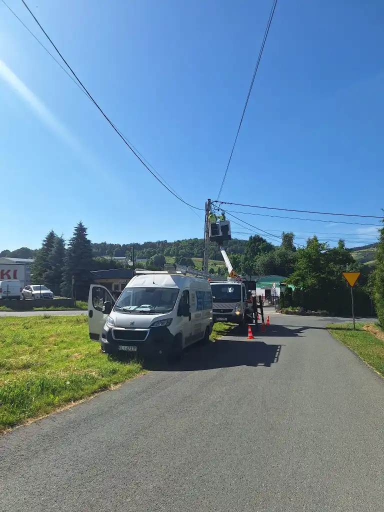Gmina Łososina Dolna jaśniejsza i oszczędniejsza. Zakończono modernizację oświetlenia ulicznego