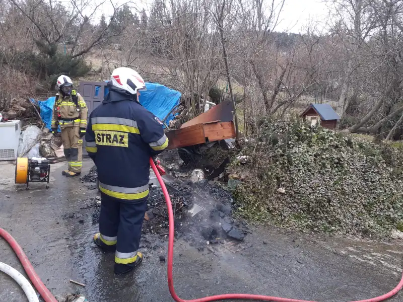 Tragiczny pożar budynku mieszkalnego. Nie żyje jedna osoba