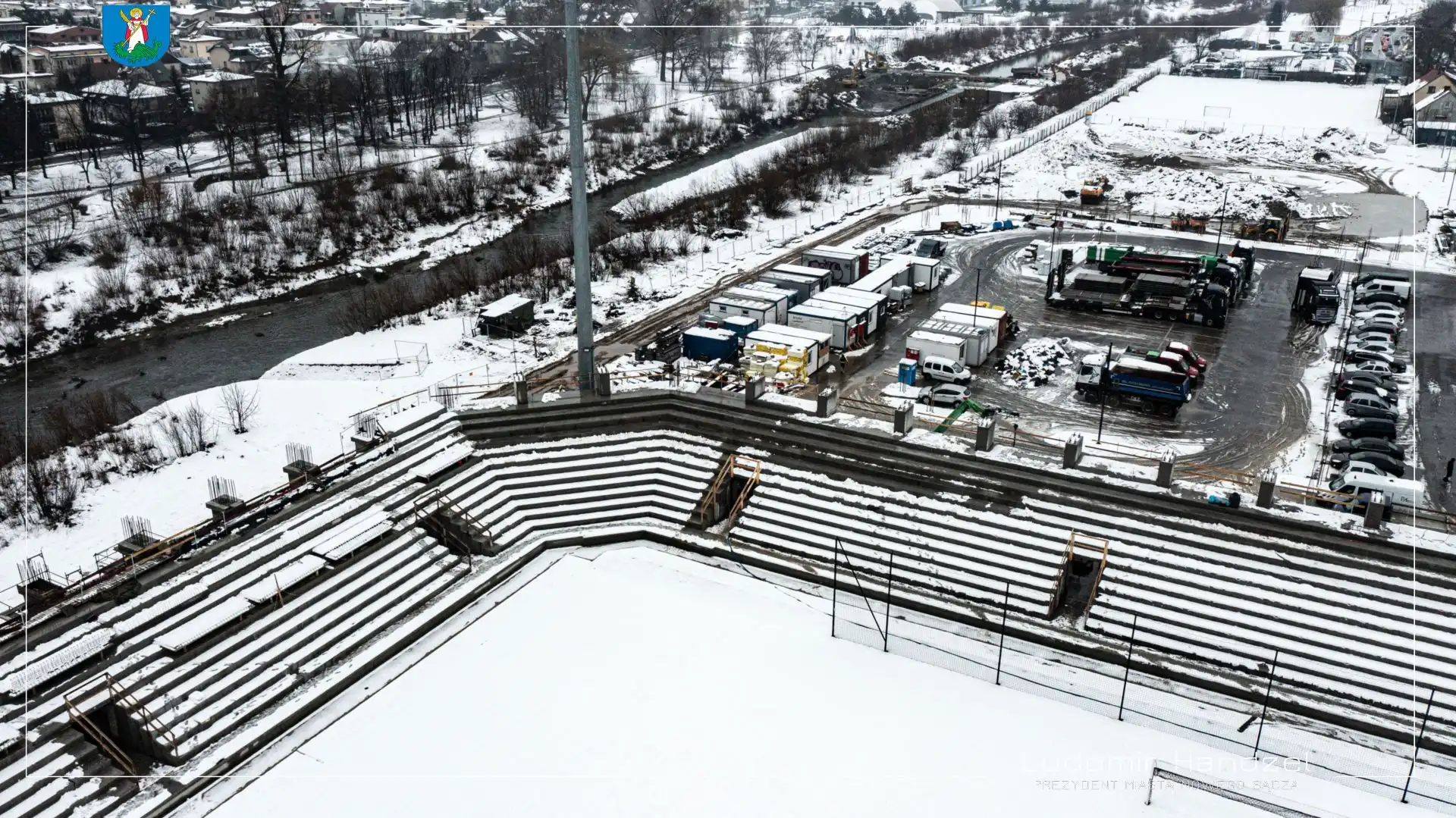 Prace na budowie stadionu miejskiego postępują