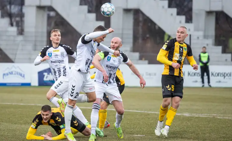 Sandecja remisuje w pierwszym wiosennym starciu z GKS-em Katowice