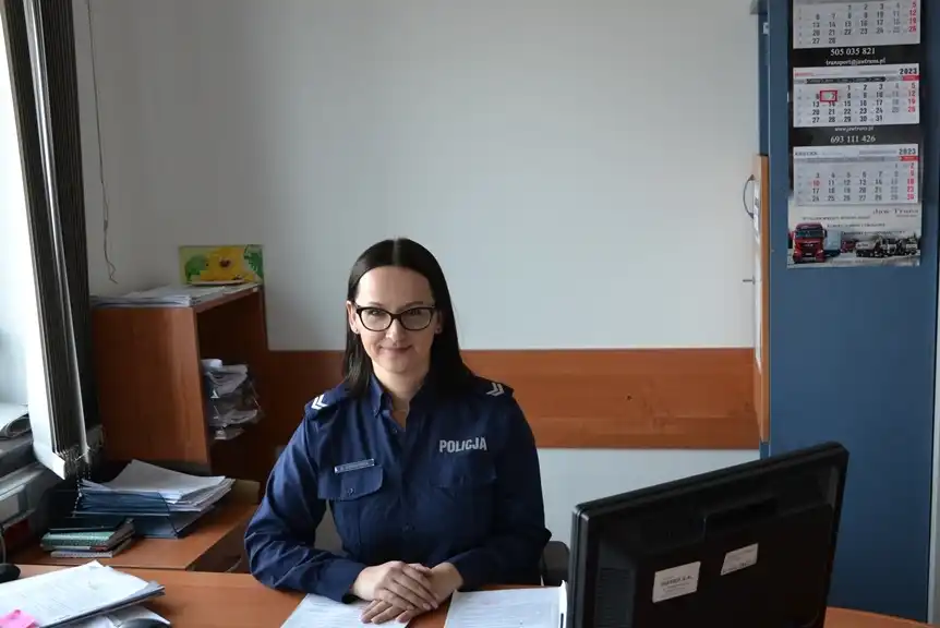 Kobieca twarz sądeckiej Policji