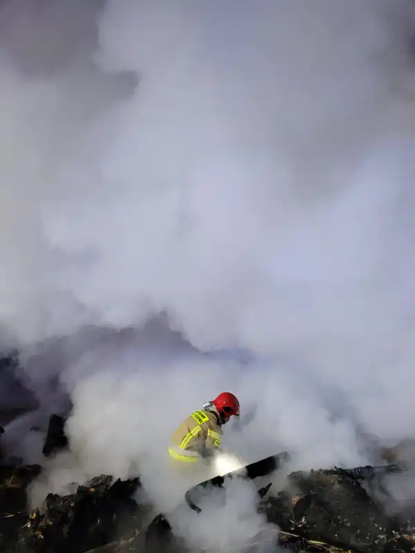 Pożar w Szczawniku. Prawdopodobną przyczyną podpalenie