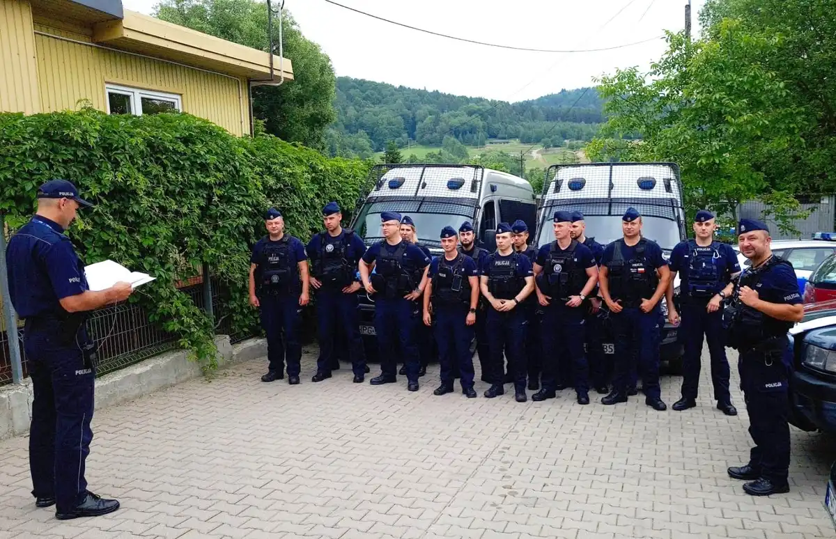 Sądecczyzna: Policjanci zabezpieczali zawody w ramach Igrzysk Europejskich