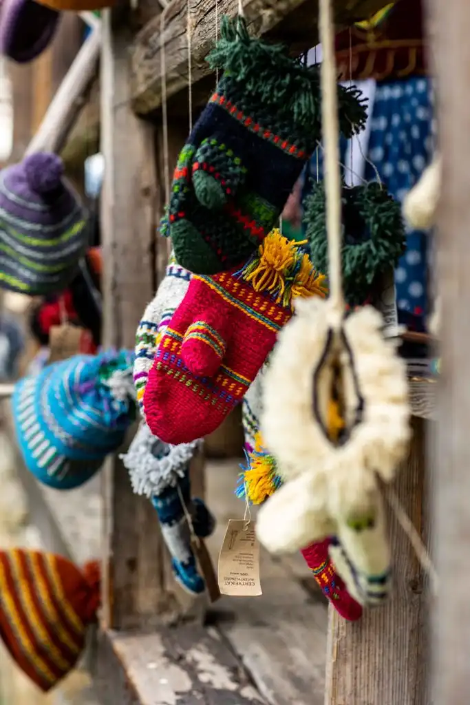 Rękawice furmańskie w sądeckim skansenie