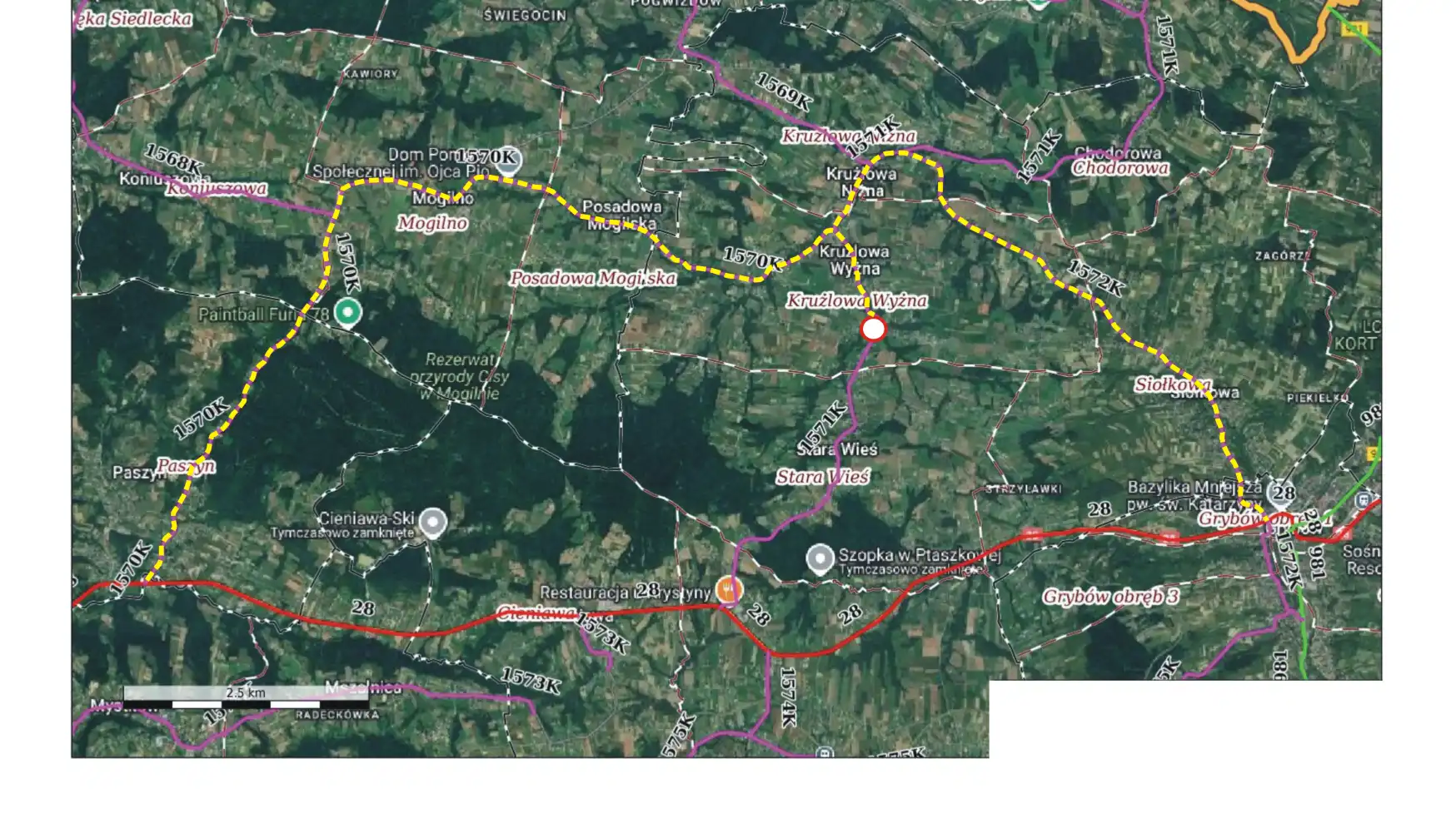 Uwaga kierowcy! Zamknięcie drogi w Krużlowej Wyżnej