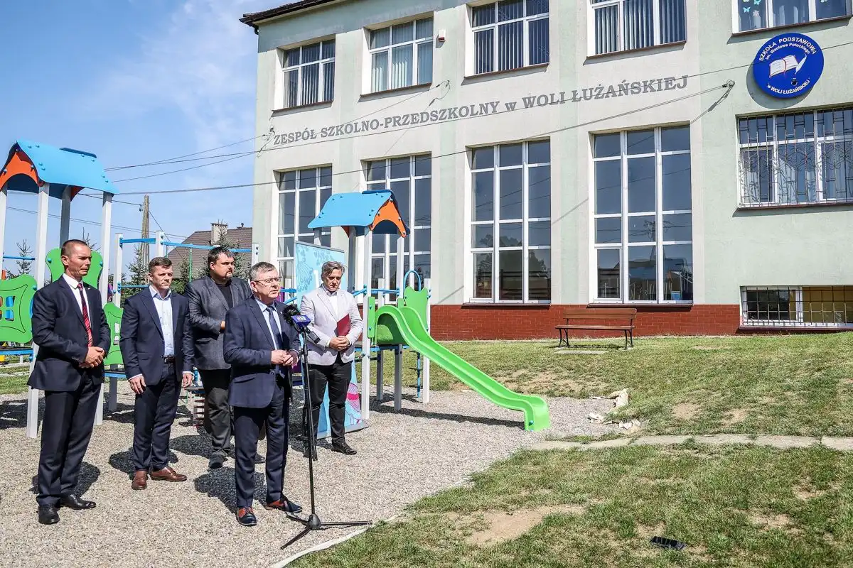 Marszałek Witold Kozłowski z wizytą w Gminie Łużna