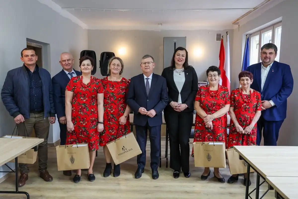 Marszałek Witold Kozłowski z wizytą w gminie Łabowa