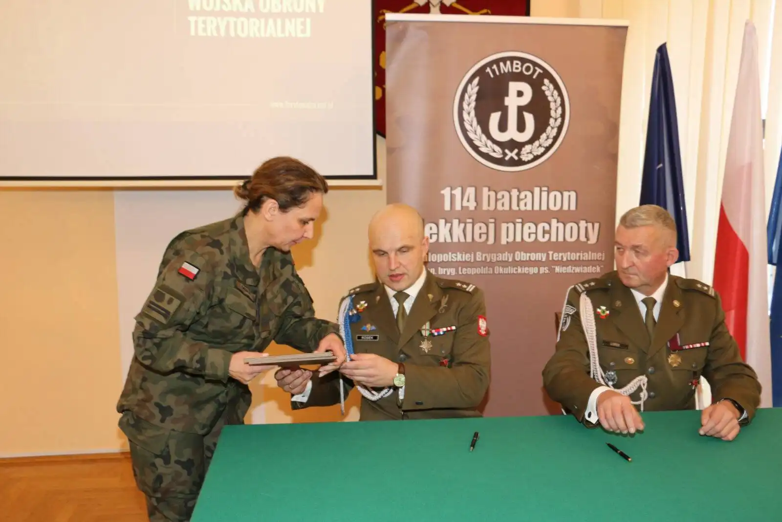 Zmiana Dowódcy w 114 Batalionie Lekkiej Piechoty w Limanowej