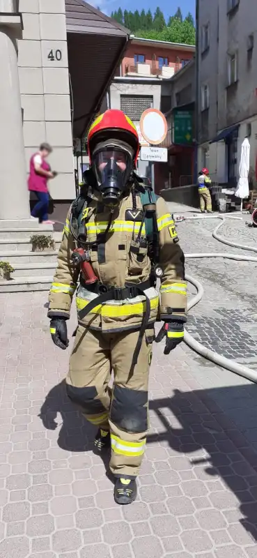 Pożar w restauracji w Krynicy-Zdroju