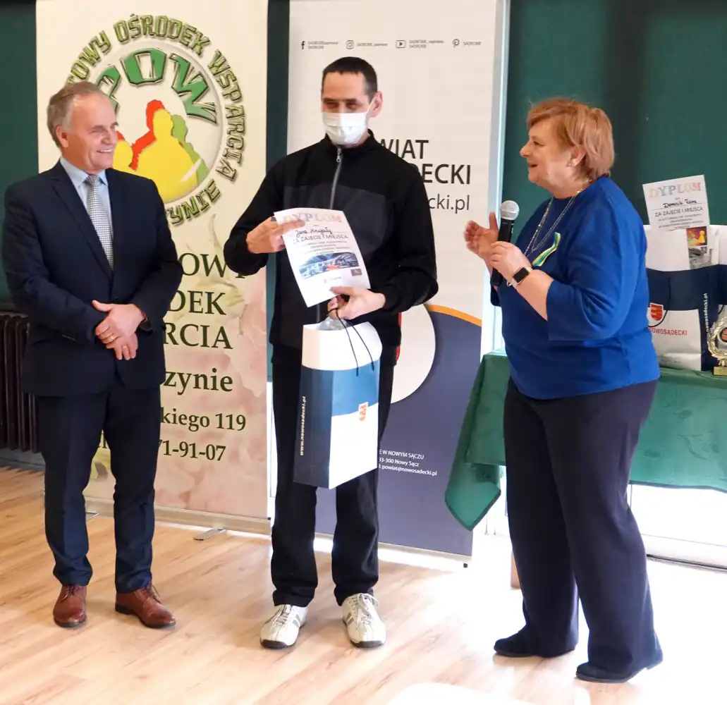 Turniej gier planszowych w Powiatowym Ośrodku Wsparcia w Muszynie