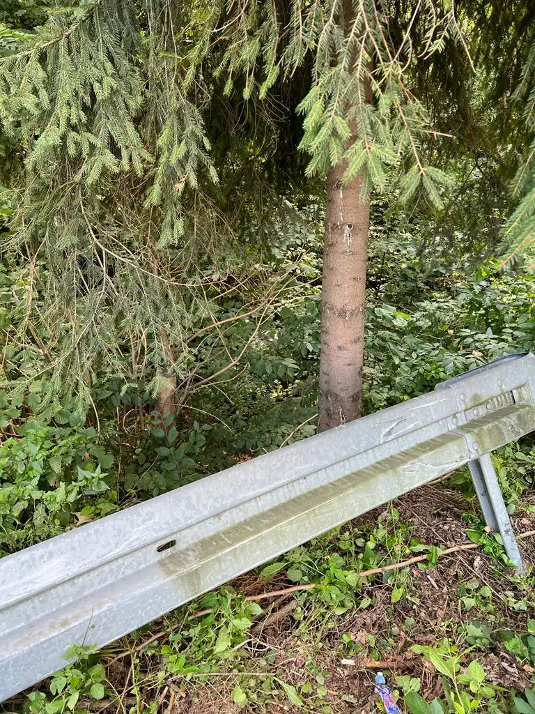 Wypadek w Łyczance. Jedna osoba trafiła do szpitala