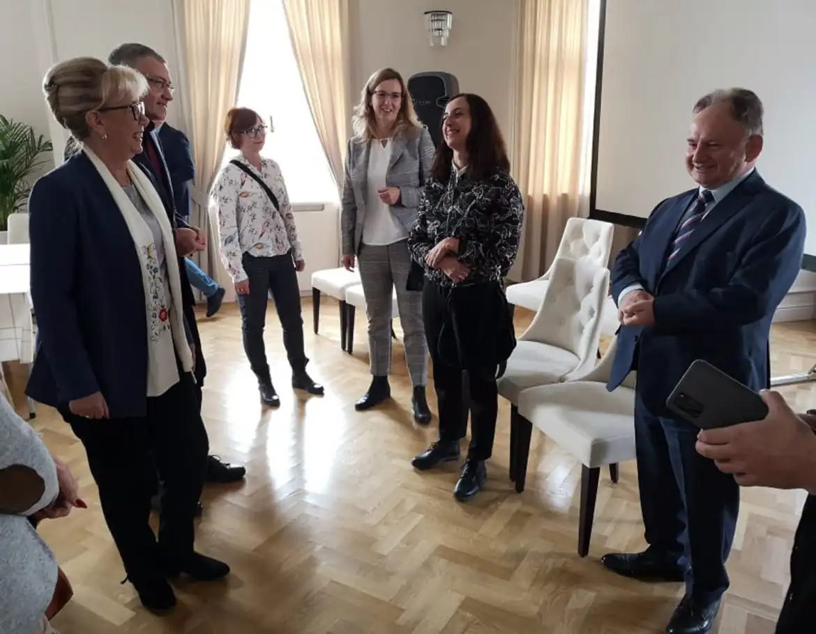 Delegacja partnerskiego Powiatu Wejherowskiego z wizytą na Sądecczyźnie