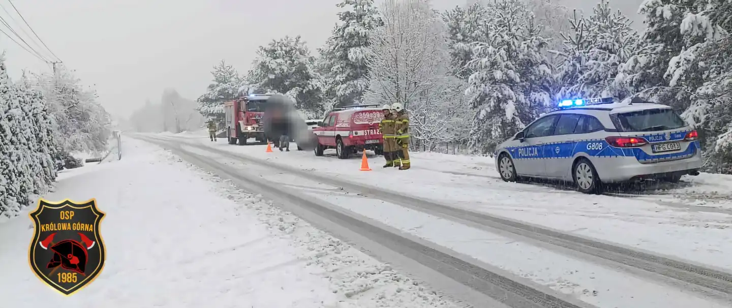 Śnieg daje się we znaki. Strażacy w akcji po intensywnych opadach