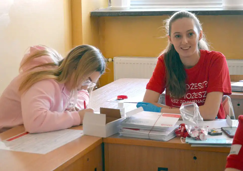 Dzień dawcy szpiku kostnego w LO w Starym Sączu