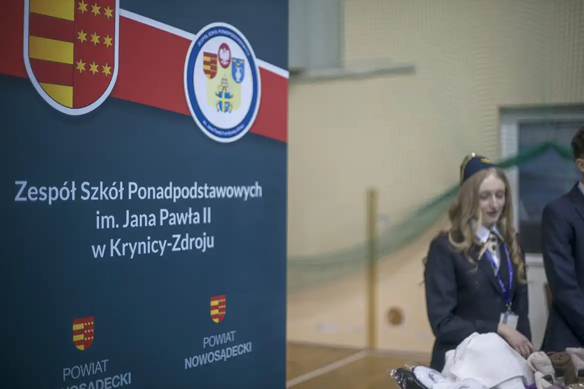 Uczniowie z ZSP w Krynicy-Zdroju na targach edukacyjnych