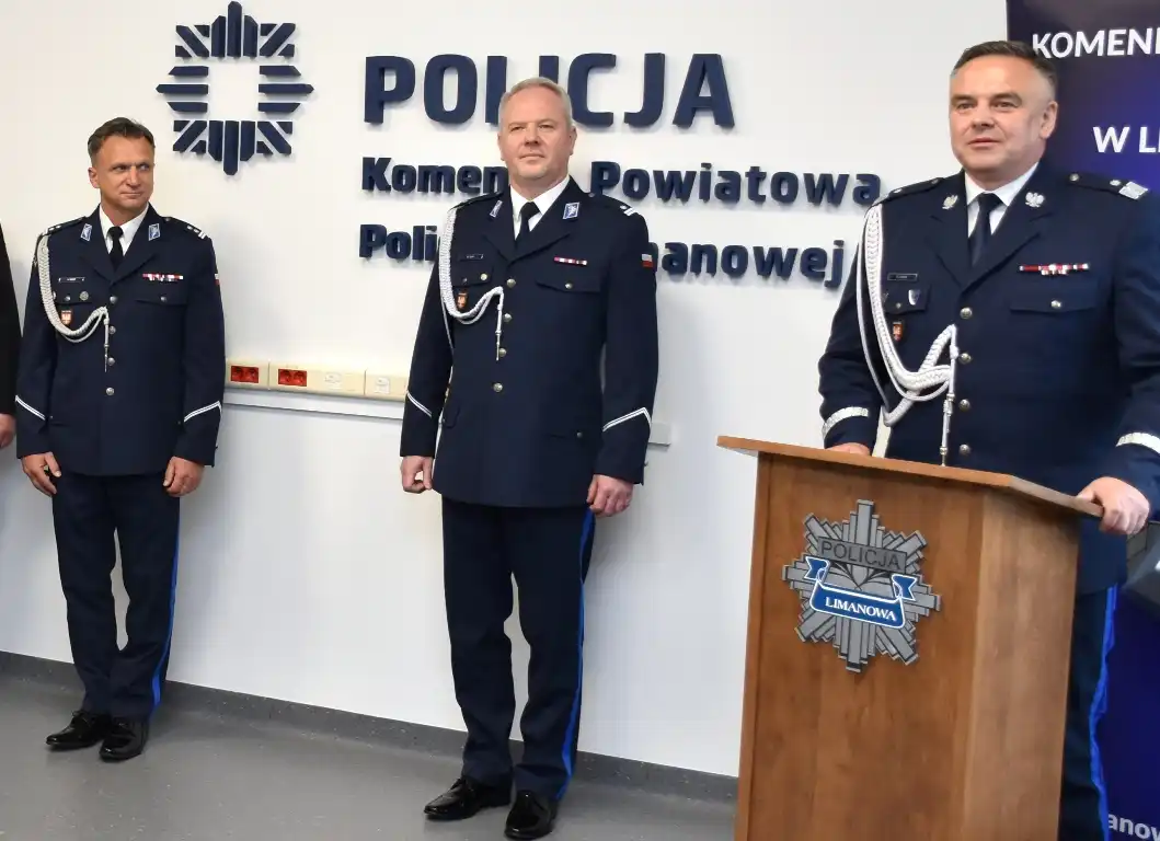 Nowi Komendanci w Komendzie Powiatowej Policji w Limanowej