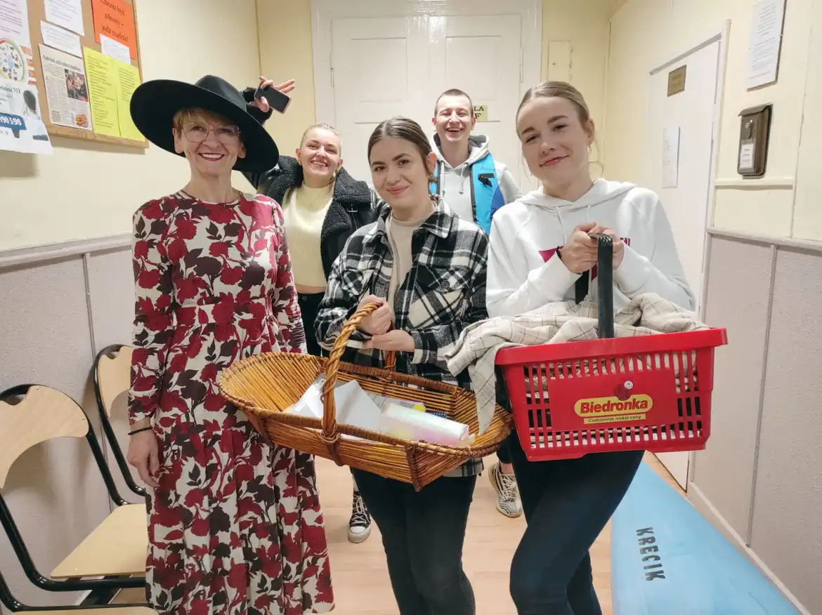 Akcja „Dzień bez plecaka” w ZS w Starym Sączu