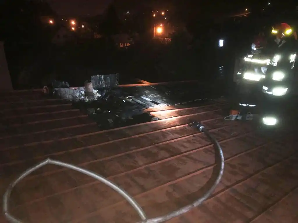 Pożar w Muszynie. Paliło się na poddaszu budynku mieszkalnego