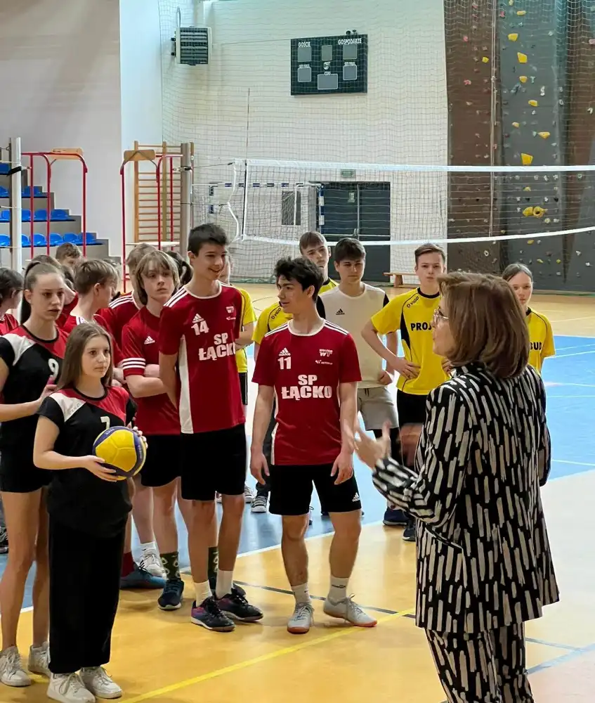 Międzyszkolny Turniej Piłki Siatkowej w Łącku