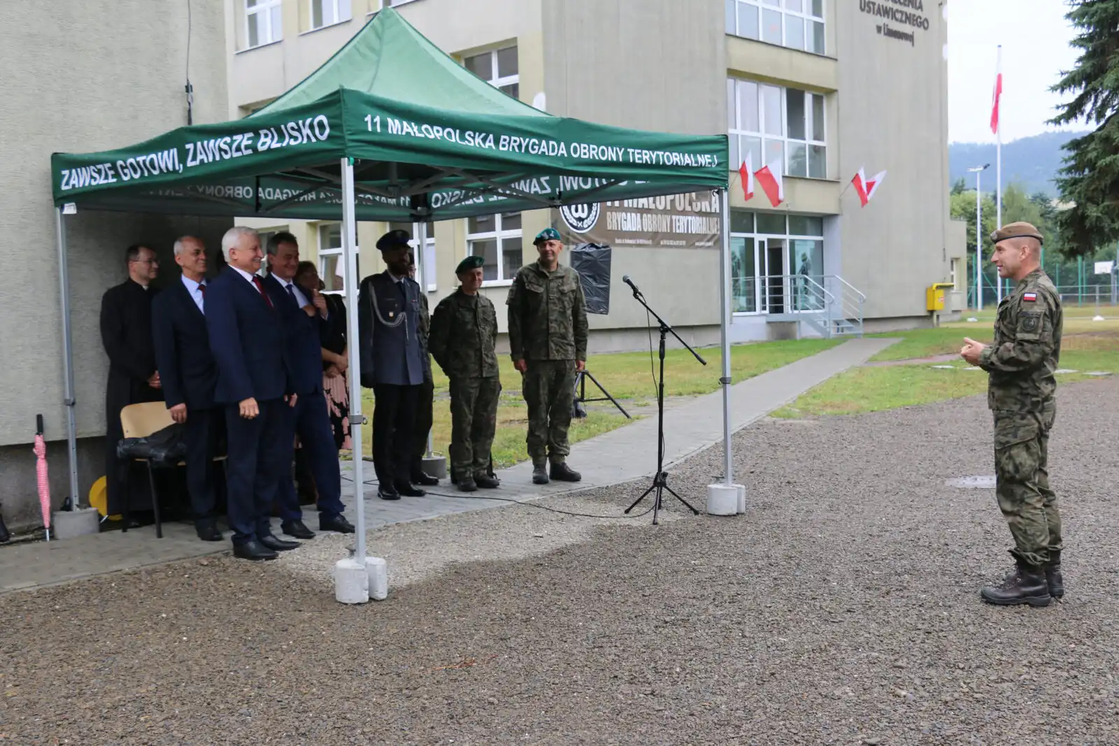 114. batalion Wojsk Obrony Terytorialnej rozpoczął działalność w Limanowej