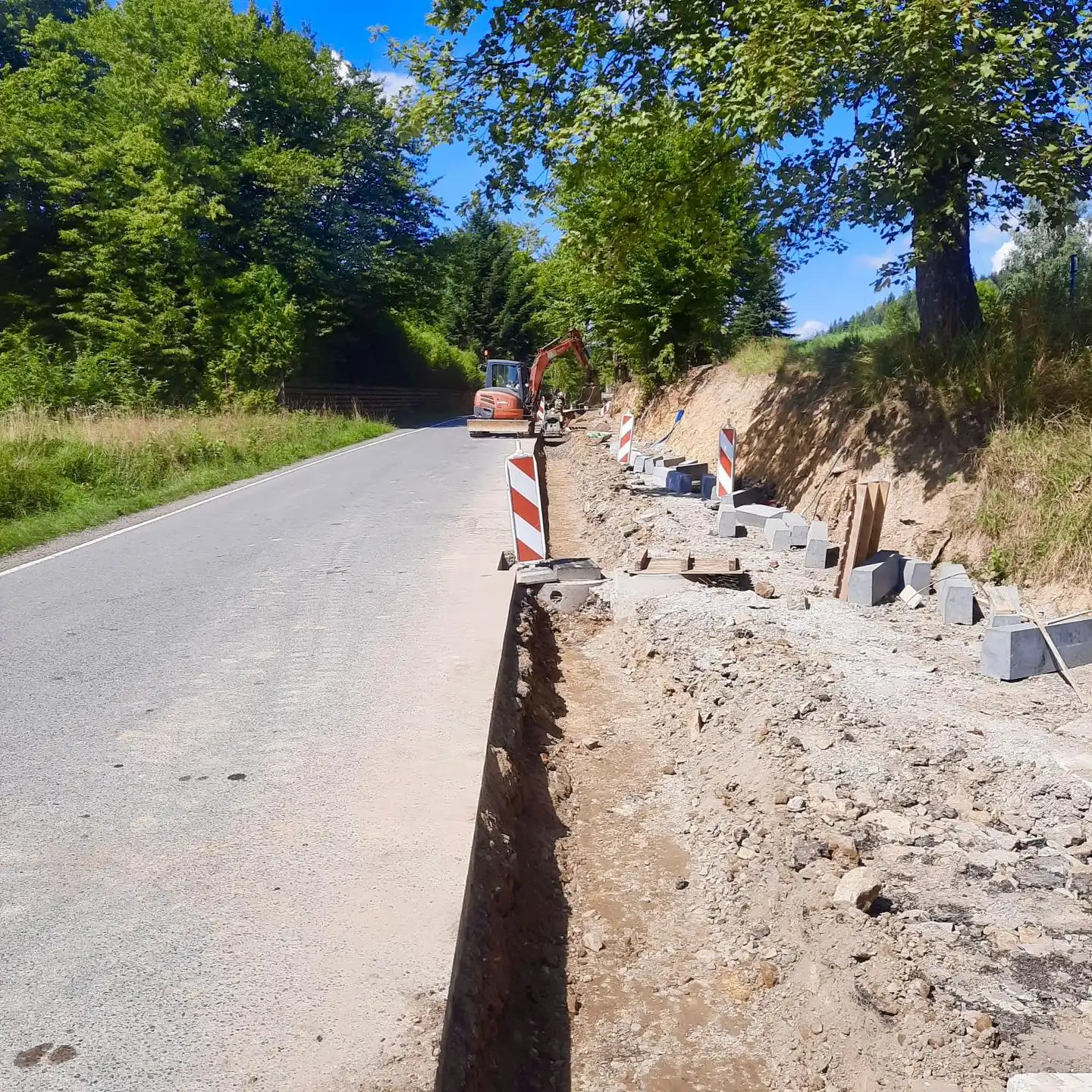 Drogi w Gminie Krynica-Zdrój w remoncie. Inwestycje nabierają tempa