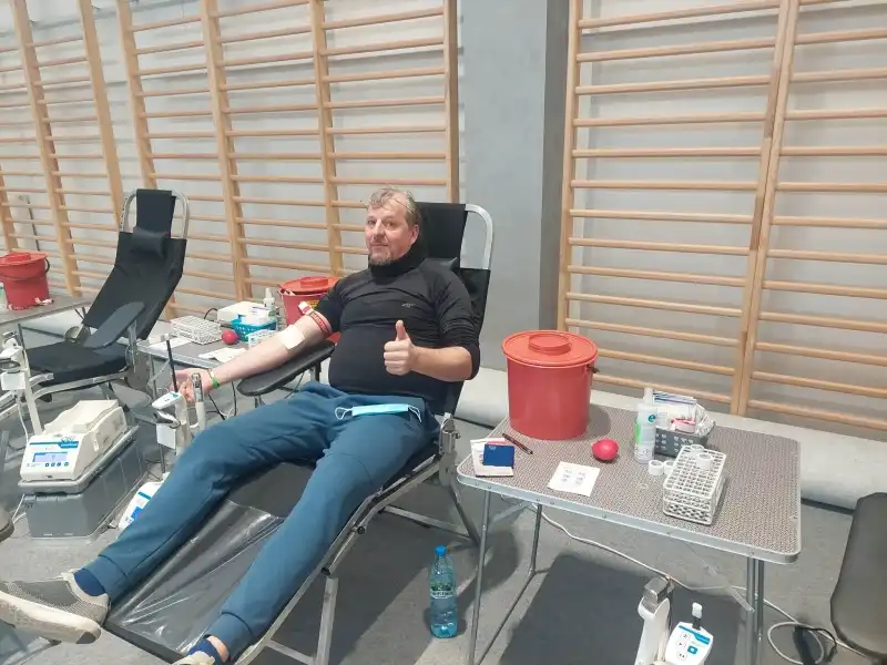 Akcja Krwiodawstwa w Korzennej. Zebrano kilkanaście litrów krwi