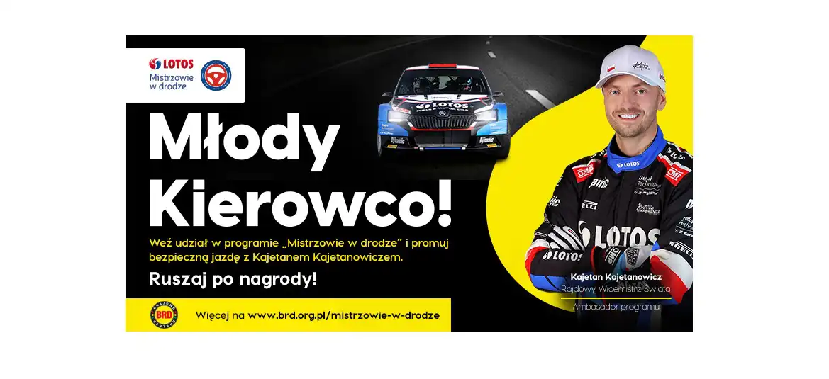 Młodzi kierowcy z całej Polski mają szansę na bezpłatne szkolenia z doskonalenia techniki jazdy