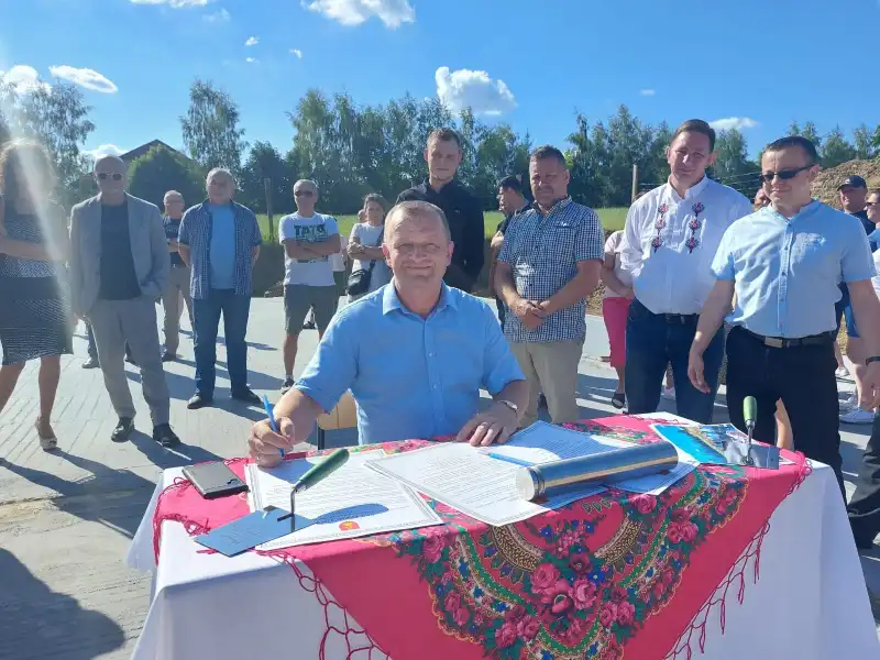 Akt erekcyjny pod inwestycję w Łyczanej wmurowany