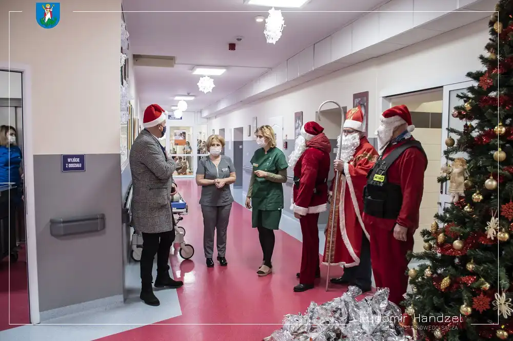 Motomikołaje z wizytą w nowosądeckim Szpitalu